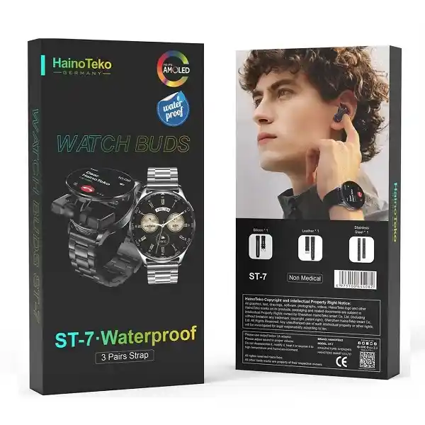 Coffret Haino Teko ST-7 avec trois bracelets interchangeables