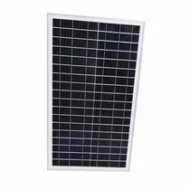 Vue avant du module photovoltaïque JZ 30W pour recharge de batterie 12V.