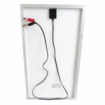 Panneau solaire JZ 30W utilisé pour l'éclairage LED et les petits équipements.