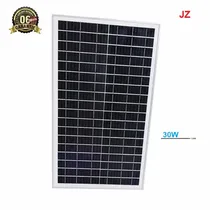 Panneau solaire JZ 30W 18V haute efficacité pour installation solaire autonome.