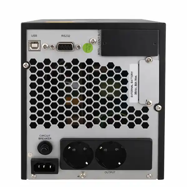 Vue arrière UPS SKYPOWER PHT1101 ports USB RS232