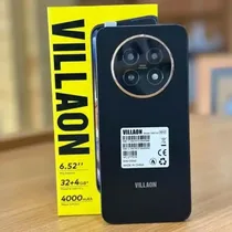 Smartphone Villaon V45 noir avec écran HD+ 6,52 pouces