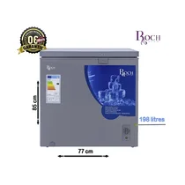 Intérieur spacieux du congélateur Roch RCF-245-A pour conservation longue durée.