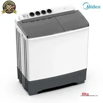 Machine à laver semi-automatique Hisense 8kg blanche à double bac au Cameroun