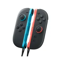 Image 2 : Vue détaillée des boutons directionnels et des sticks analogiques des manettes Joy-Con.