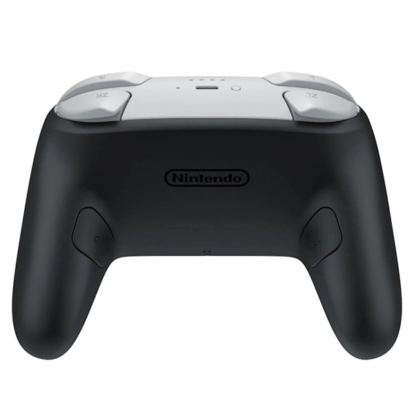 Manette officielle Nintendo Switch Pro Controller noire translucide disponible au Cameroun.