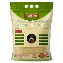 Sac de riz complet étuvé Africa Nature 5 kg pour alimentation équilibrée