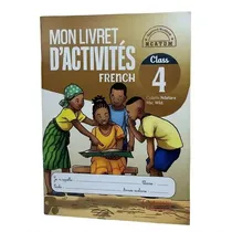 Couverture du manuel Mon Livret d'Activités French avec quatre enfants africains"