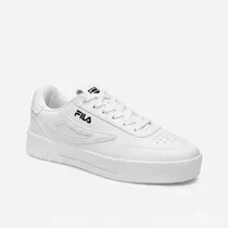 Basket Fila Milena blanche vue de profil en pointure 37.