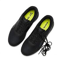 Semelle confortable de la chaussure Reebok noire parfaite pour la marche