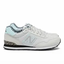 New Balance 515 blanche vue de profil pointure 36 pour femme
