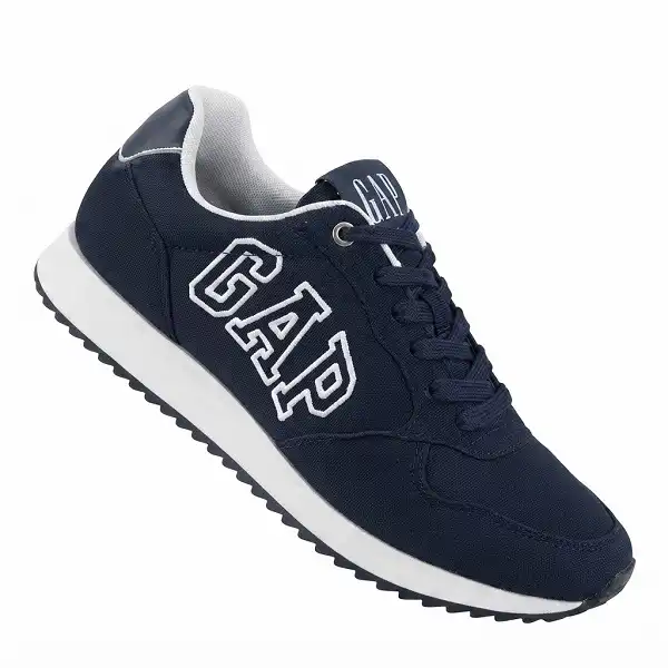 Détail de la semelle antidérapante des chaussures Gap Nashville bleu.