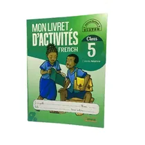 Couverture du manuel d'exercices French Class 5 d'Africa Education.