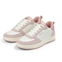 Sneakers Fila Madsane rose pâle et blanc vue de côté