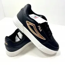 Baskets Fila Milena noir femme pointure 38 vue de profil