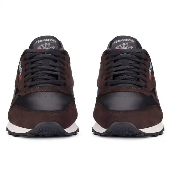 Baskets Reebok Classic Leather pointure 45 détail des bandes latérales grises
