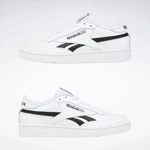 Chaussure Reebok Club C Revenge cuir blanc semelle caoutchouc