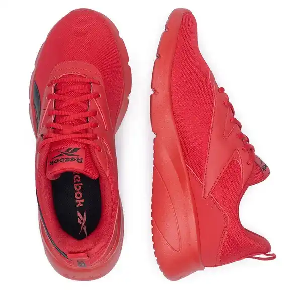 Baskets Reebok Rider V rouge et noir avec semelle FuelFoam