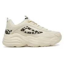 Baskets FILA Skye Teens Beige Femme