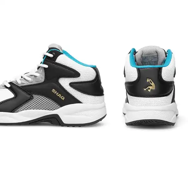 Baskets Shaq Motivate blanc noir bleu vif pour homme pointure 40