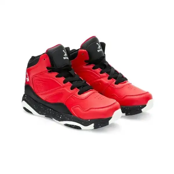 Baskets montantes Shaq Shaqnotize rouge et noir pointure 28