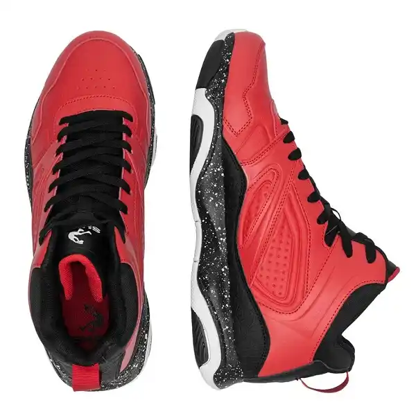Chaussures basketball enfant Shaq Shaqnotize rouge noir