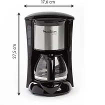 Cafetière filtre électrique Moulinex Subito Mini FG1508 vue de face.