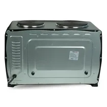 Mini-four MEWE 3200 W noir avec deux plaques chauffantes