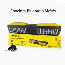 Haut-parleur Bluetooth rechargeable MeWe avec sangle de transport.