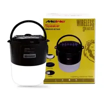 Enceinte Bluetooth MEWE MWAUD-BTS05Y avec radio FM et lampe LED.