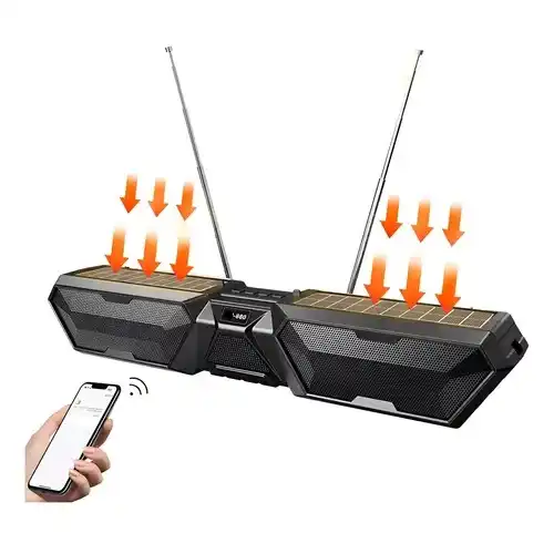 Haut-parleur MeWe MWAUD-BTS03 avec radio FM et USB