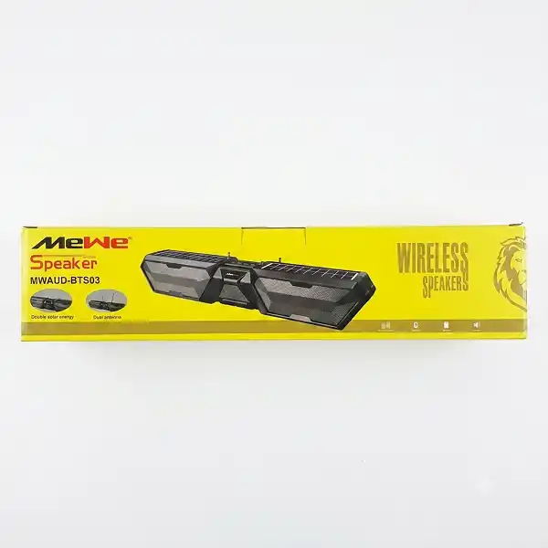 Haut-parleur MeWe portable rechargeable solaire au Cameroun