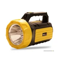 Lampe de poche solaire MEWE Bluetooth MWAUD-BTS01Y vue de face.