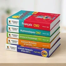 Ensemble de manuels scolaires classe de CM2