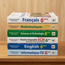 Ensemble de manuels scolaires classe de sixième
