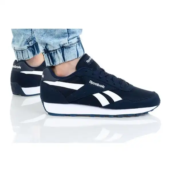 Baskets Reebok Rewind Run Vector Navy White pointure 42 vue de profil