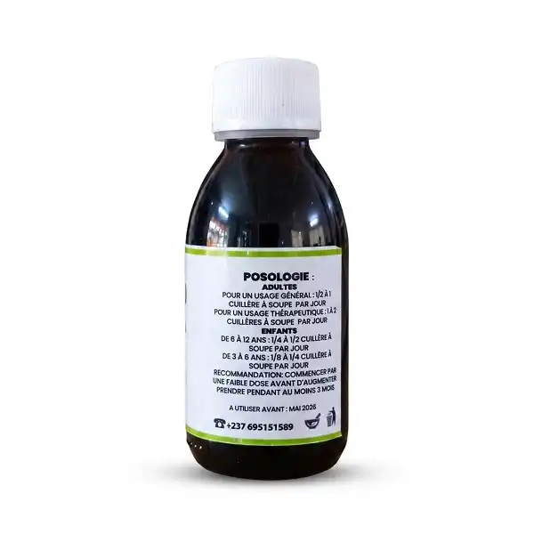 Sirop de Moringa PRONATURE 125 ml en bouteille ambrée