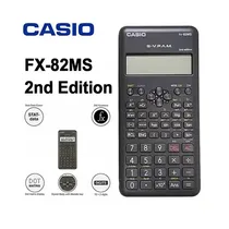 Calculatrice scientifique Casio fx-82MS 2nd Edition avec écran deux lignes et touches ergonomiques