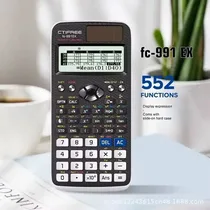 Calculatrice scientifique CTIFREE FC-991EX avec écran haute résolution et touches de fonctions