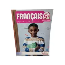 Page de cours du livre Français 5e au Cameroun