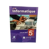 Couverture du livre L'Éveil Informatique 5e édition NMI