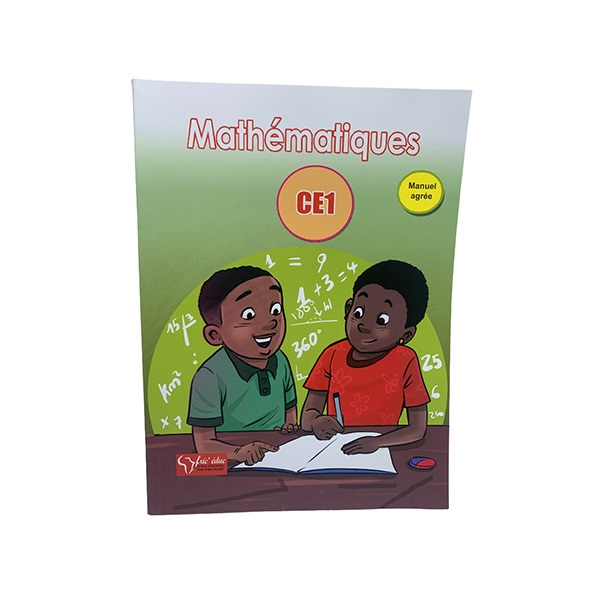 Manuel agréé Mathématiques CE1 pour élève camerounais