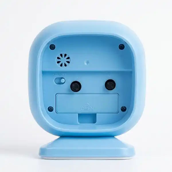 Réveil analogique carré pour chambre d’enfant Space Travel.