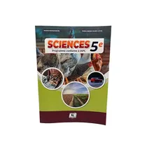 Couverture du livre Sciences 5e Éditions CLÉ Cameroun.