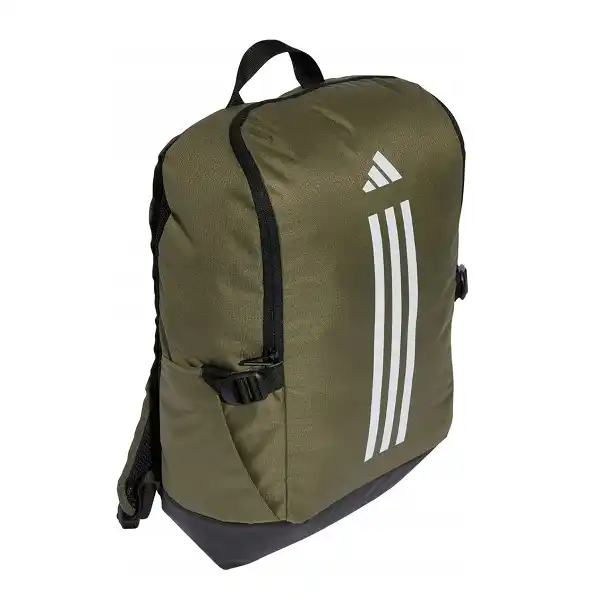 Sac à dos scolaire adidas kaki avec bandes blanches 3-Stripes