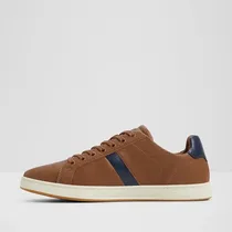 ALDO Citywalk homme marron avec empiècement bleu marine au talon